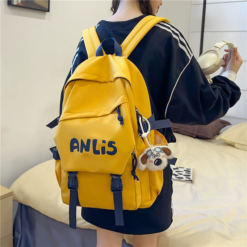 Japanese Style Retro Casual Large Capacity Computer Backpack