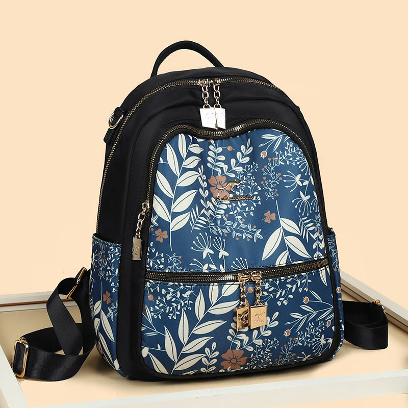 Women's Korean Style Oxford Cloth Large Capacity Travel Backpack