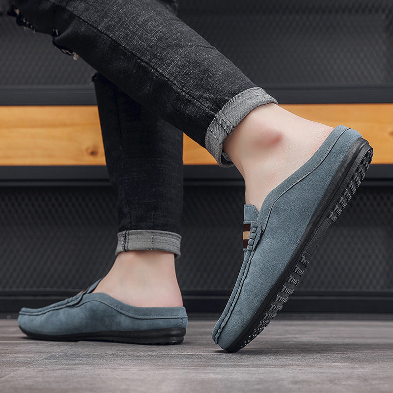 Mens Lightweight Slip On Loafers Breathable Casual Round Toe Shoes