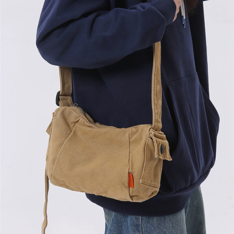 Men's Retro Canvas Crossbody Shoulder Messenger Bag