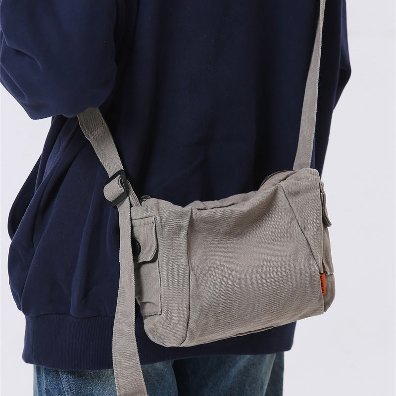 Men's Retro Canvas Crossbody Shoulder Messenger Bag