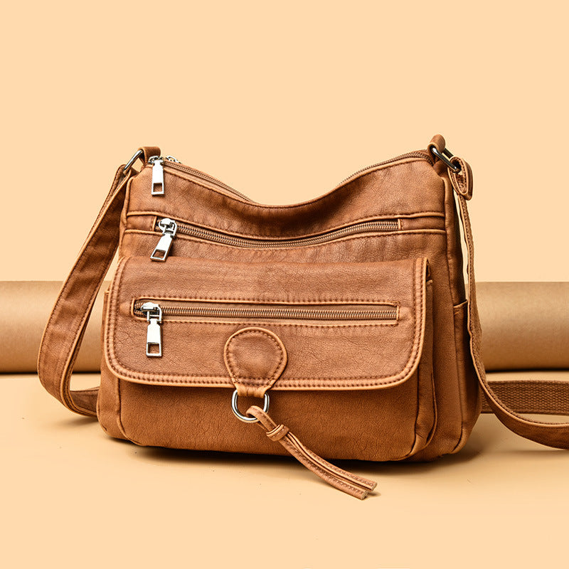Women's Soft Large Capacity Crossbody Shoulder Bag