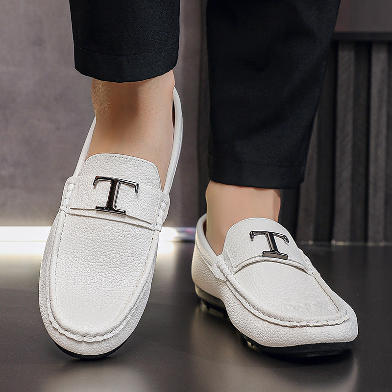 Mens Soft Sole Slip On Loafers Casual Driving Shoes K096