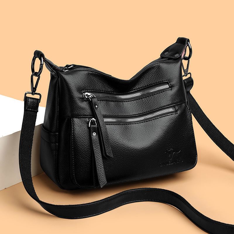 Women's Multi Layer Large Capacity Crossbody Shoulder Handbag
