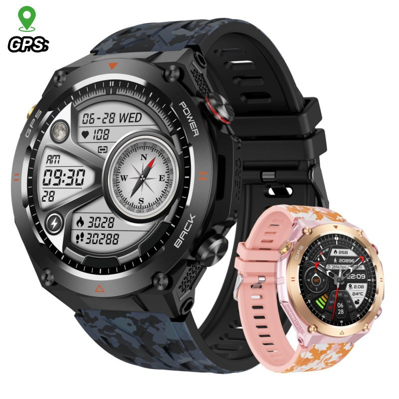 KC82 GPS Sports Smart Watch with Compass & Health Tracking