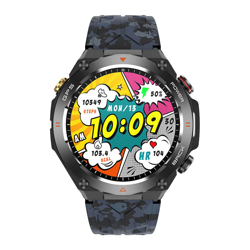 KC82 GPS Sports Smart Watch with Compass & Health Tracking