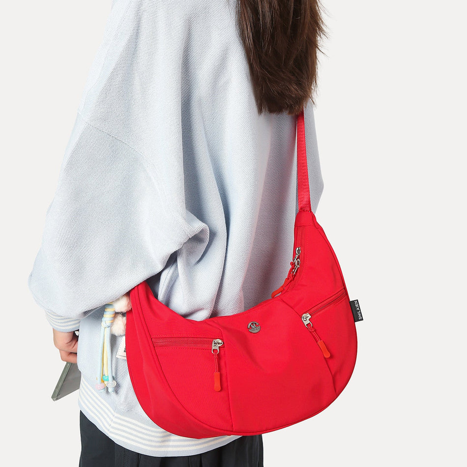 Women's Crescent Dumpling Crossbody Commuter Shoulder Bag