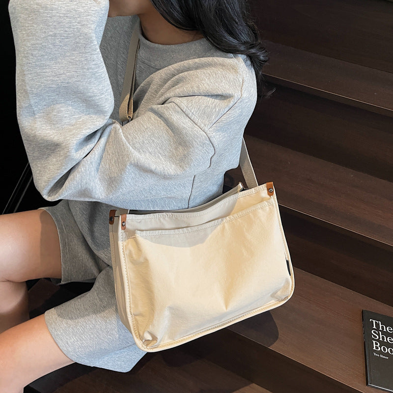 Women's Lightweight Canvas Large Capacity Crossbody Shoulder Bag