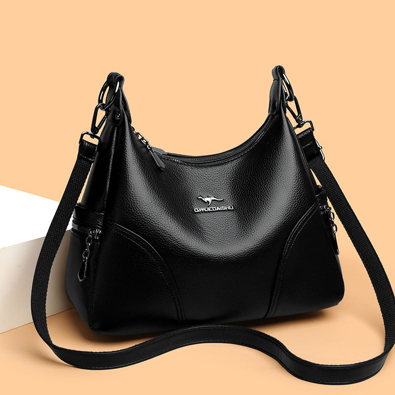Women's Large Capacity Commuter Shoulder Bag Casual Mom Bag