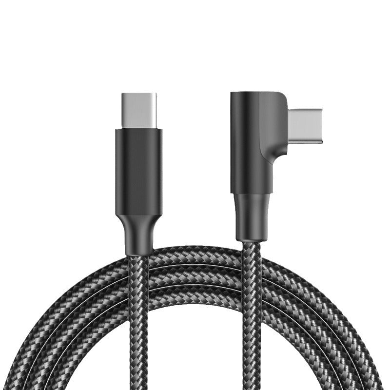 90° Elbow Type-C Gaming Fast Charging Cable for Samsung Huawei