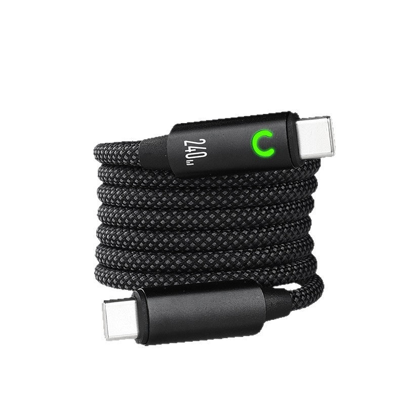 240W Magnetic Type-C Fast Charging Cable for Apple & Samsung