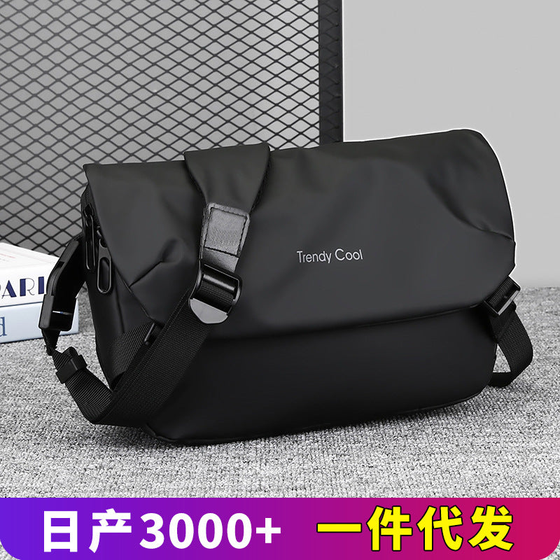 Men's Water-Repellent Crossbody Messenger Bag for Travel