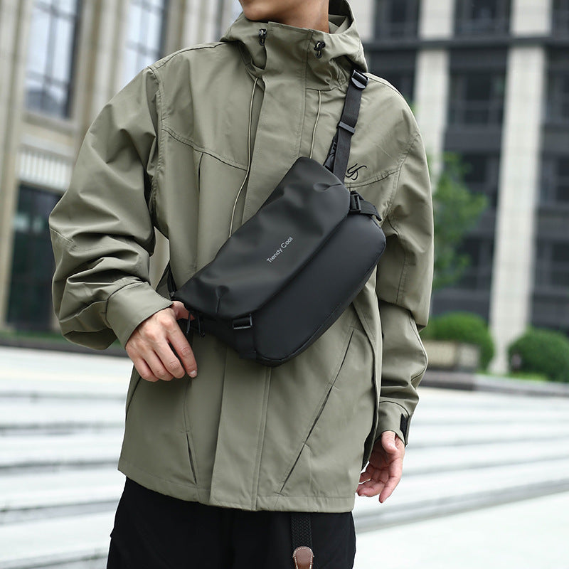 Men's Water-Repellent Crossbody Messenger Bag for Travel