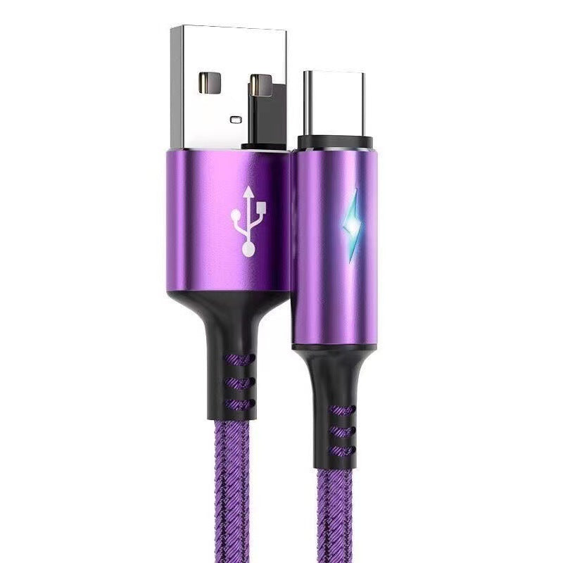 5A Nylon Braided Type-C Fast Charging Cable for Multiple Devices