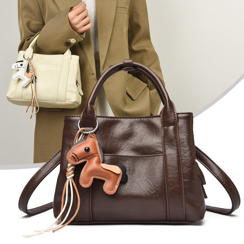 Women's High End Large Capacity Crossbody Shoulder Handbag