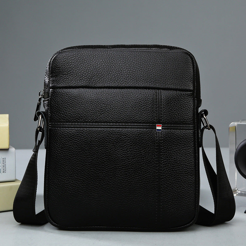 Men's First-Layer Cowhide Business Crossbody Shoulder Bag