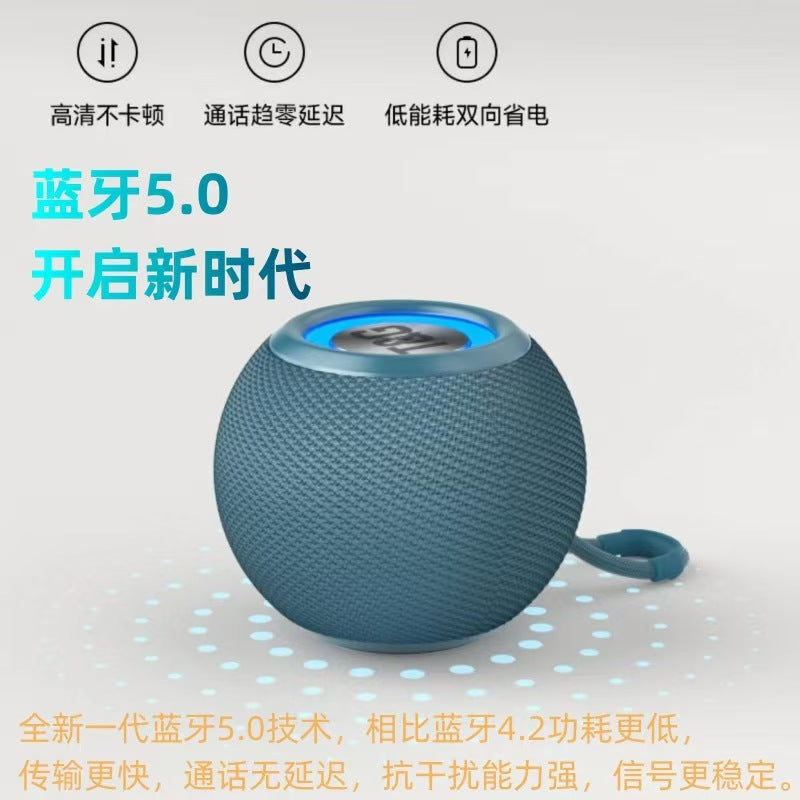 TG337 Bluetooth Speaker with LED Light & Deep Bass Portable Audio
