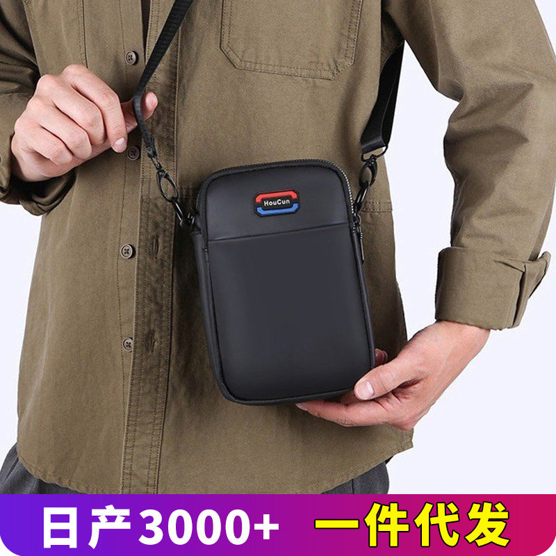 Men's Lightweight Waterproof Polyester Crossbody Phone Bag