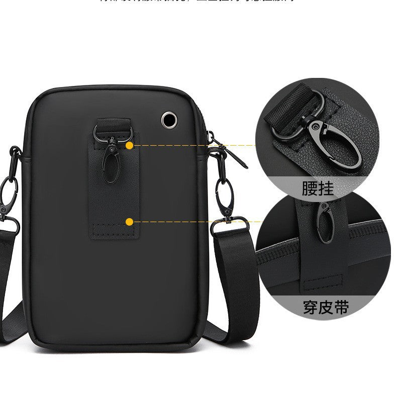 Men's Lightweight Waterproof Polyester Crossbody Phone Bag