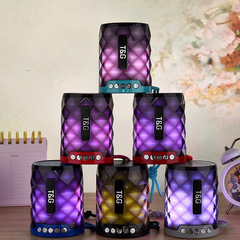 TG155 Portable Bluetooth Speaker with Colorful Light & Subwoofer
