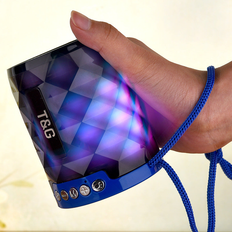 TG155 Portable Bluetooth Speaker with Colorful Light & Subwoofer