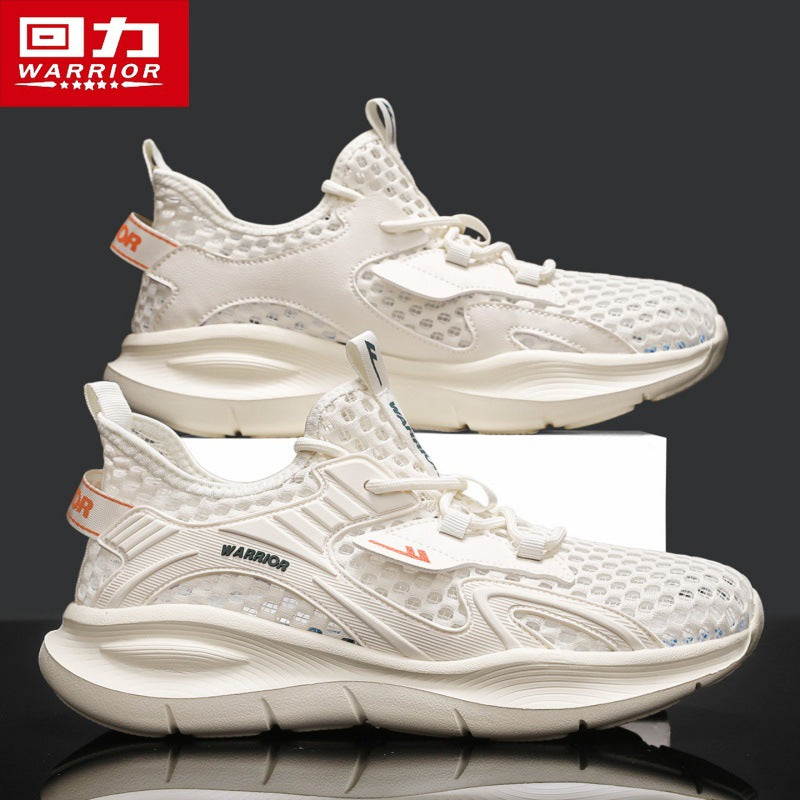 Men's Flyknit Mesh Running Shoes Breathable Lightweight Sneakers