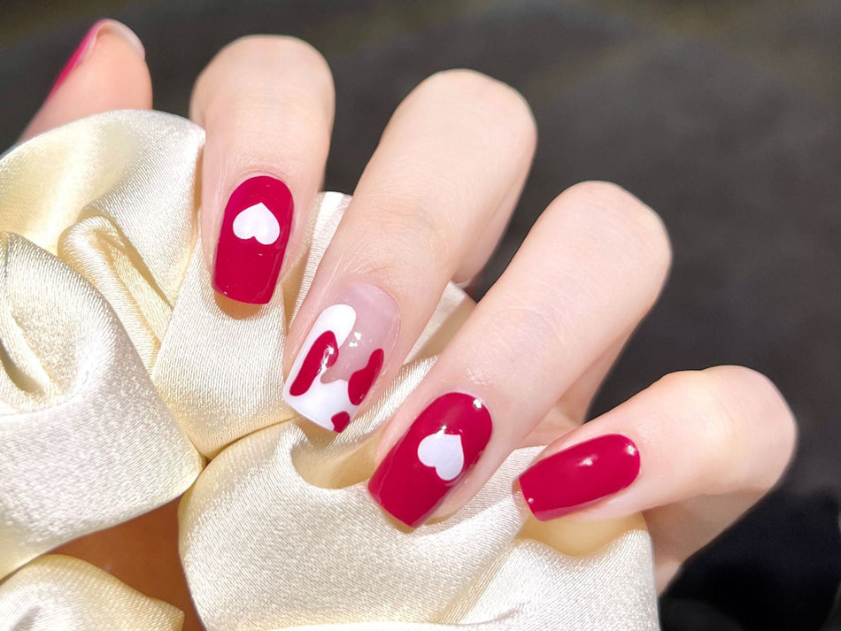 Gel Nail Stickers Full Cured Resin Nail Wrap Set
