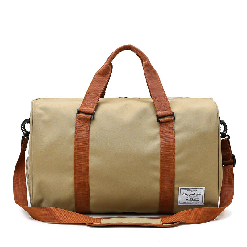 Large Capacity Fitness Travel Handbag Korean Style Unisex Bag