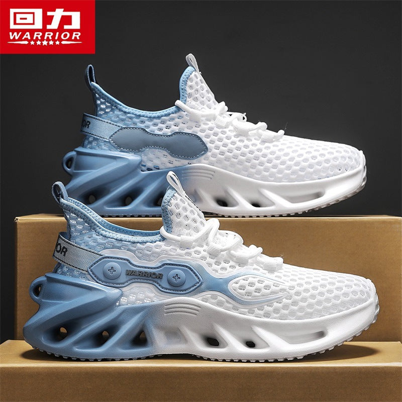 Men's Breathable Mesh Running Shoes Shock Absorb Sneakers