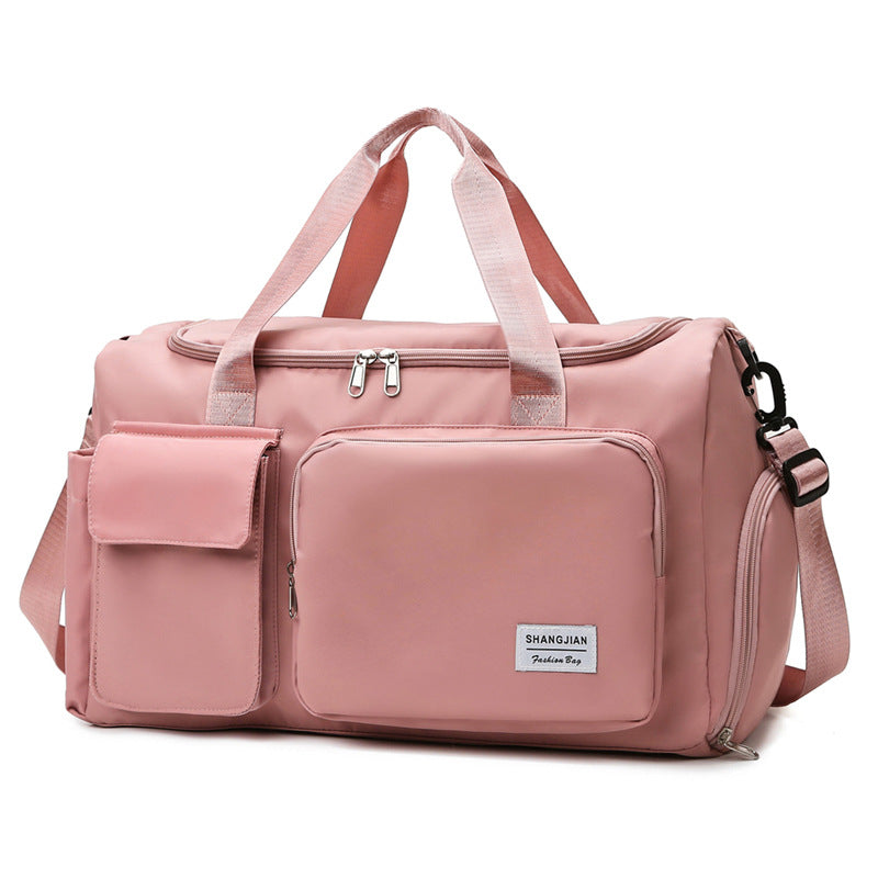 Large Capacity Fitness Yoga Bag with Shoe Compartment Travel Bag