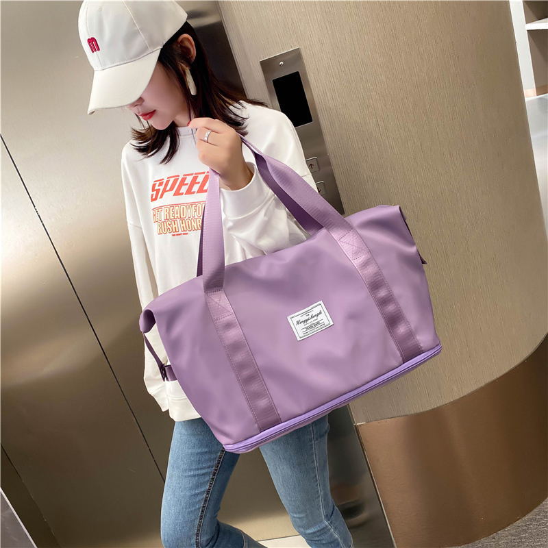 Large Capacity Dry Wet Separation Folding Travel Fitness Bag