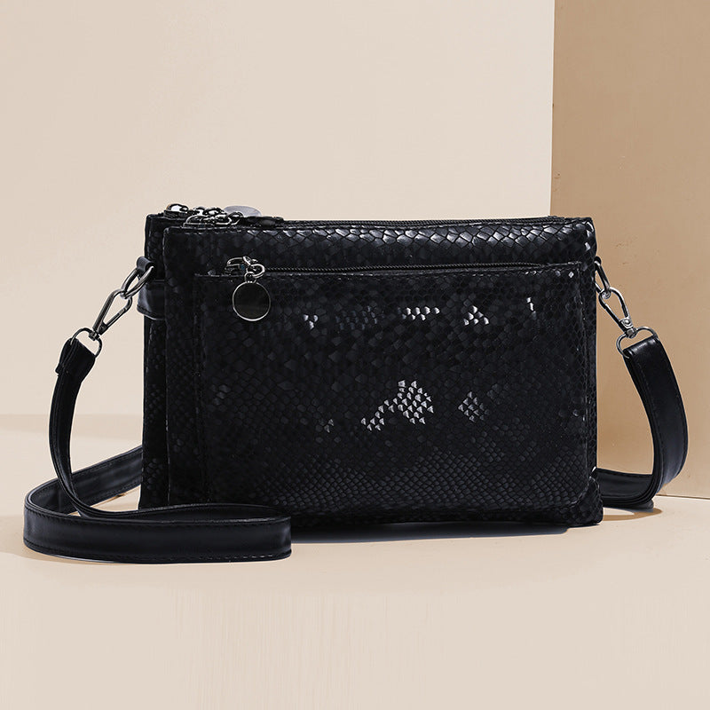Women's Multi Layer Phone Coin Crossbody Commuter Handbag