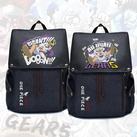 Anime Canvas Backpack Waterproof Student School Travel Bag