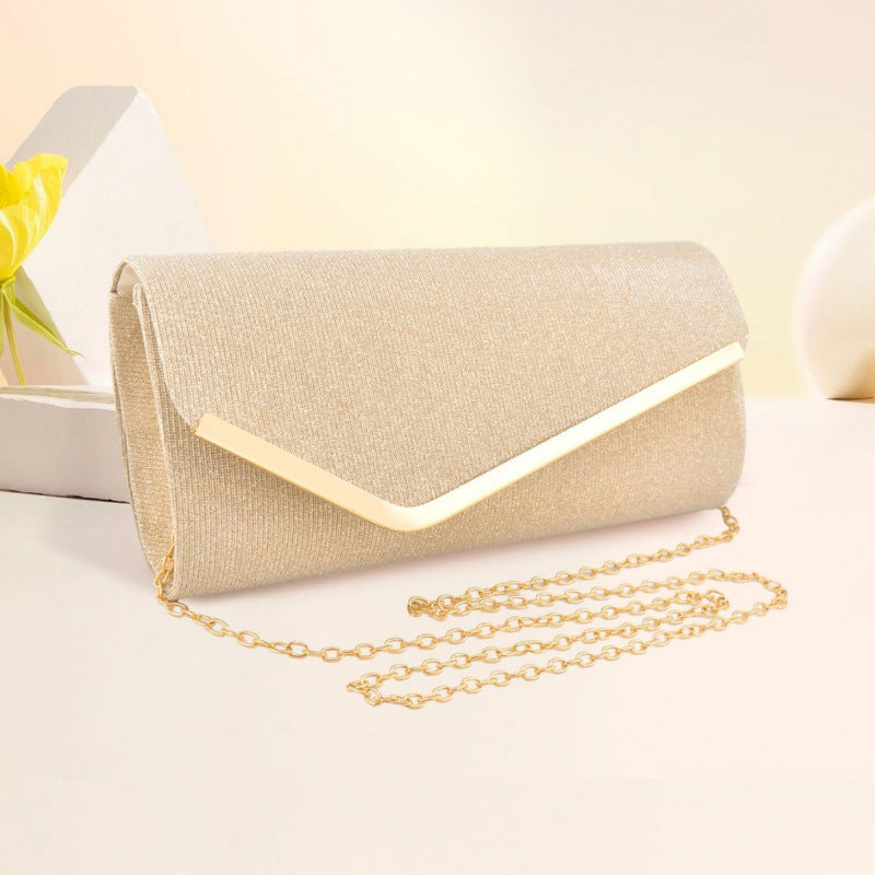 Women's Colorful Glitter Evening Clutch Handbag Wallet