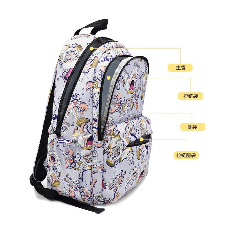 Anime Ultra-Light Backpack Large Capacity 15-Inch Laptop Bag