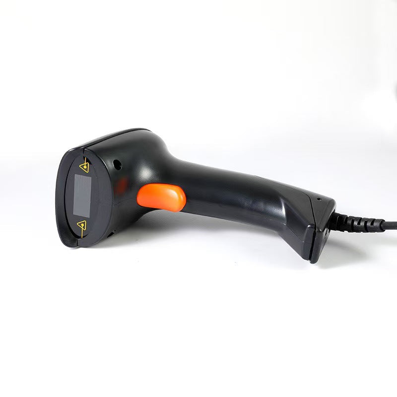 CQJ10 Wired Laser 1D Barcode Scanner with Optional Stand
