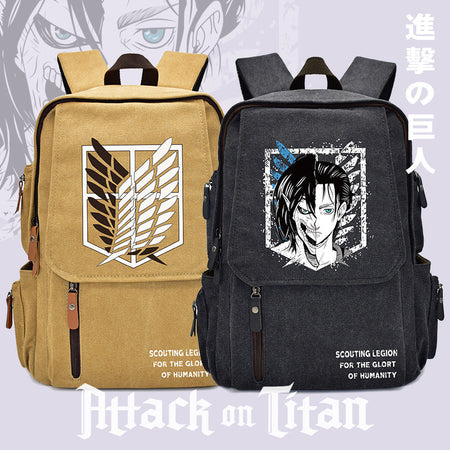 Anime Backpack Large Capacity Student School Travel Book Bag