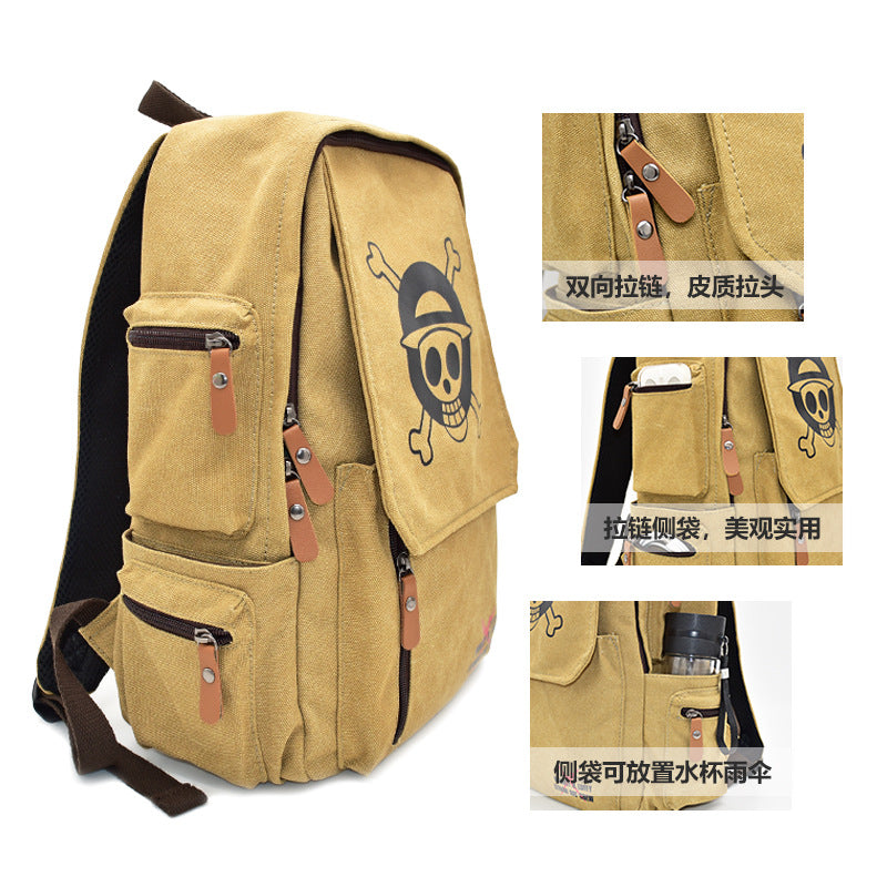 Anime Backpack Large Capacity Student School Travel Book Bag