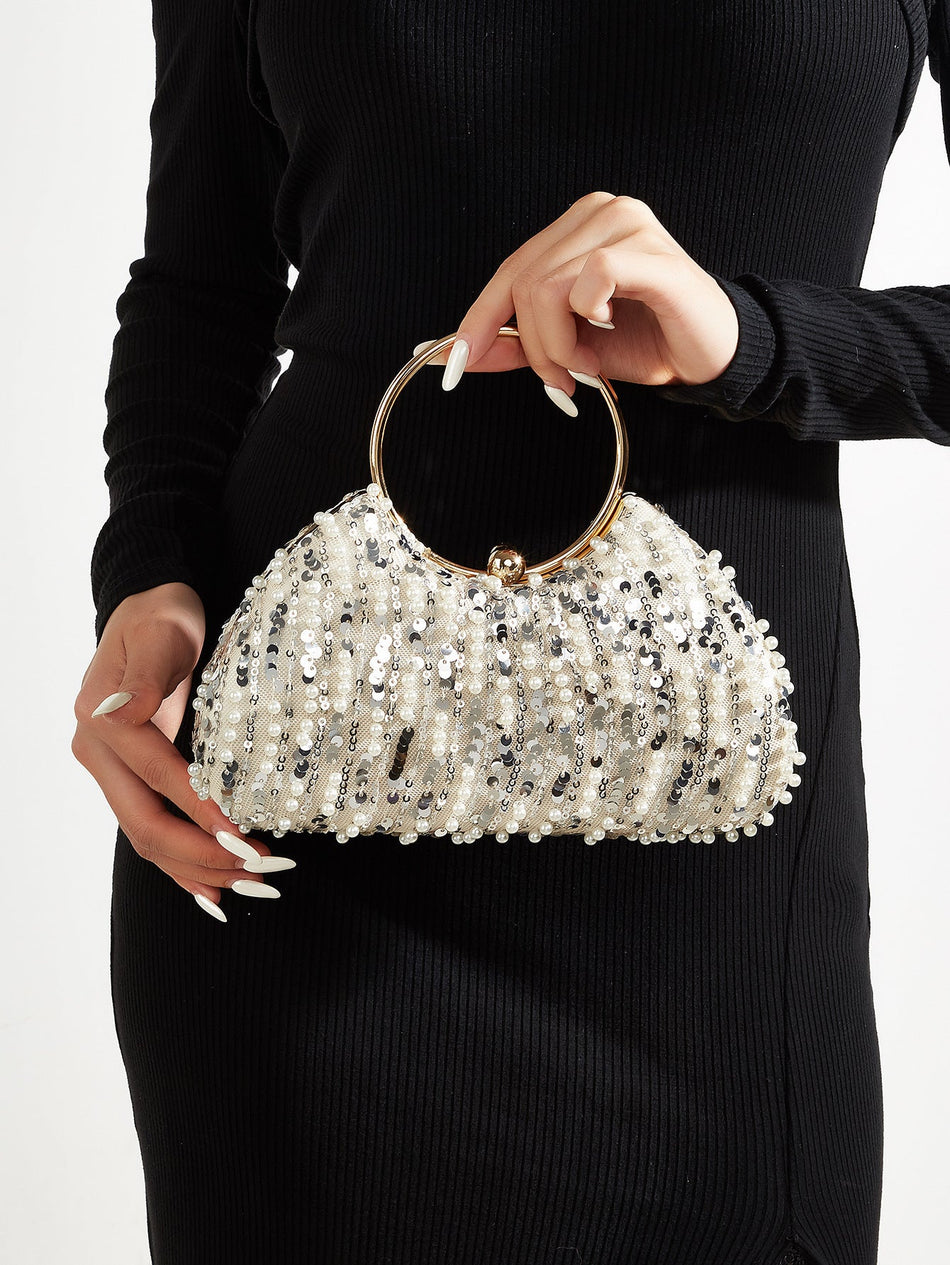 Women's Retro Full Diamond Evening Crossbody Shoulder Bag