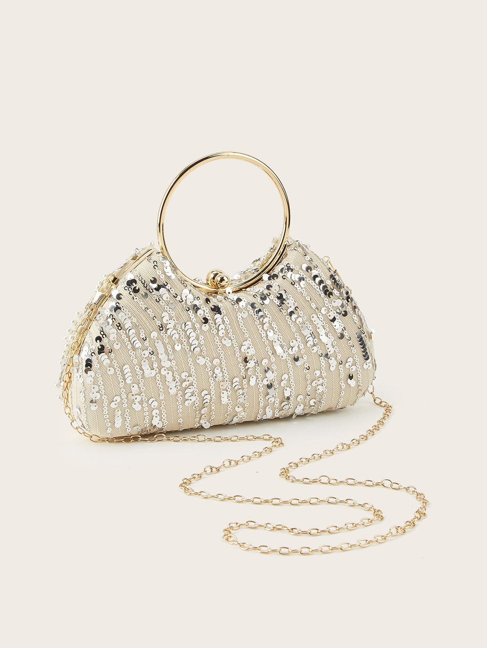 Women's Retro Full Diamond Evening Crossbody Shoulder Bag