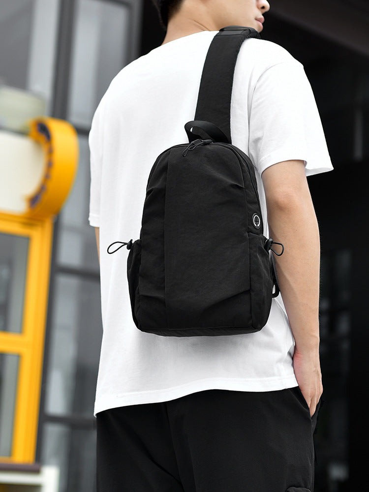 Men's Waterproof Chest Bag Casual Crossbody Shoulder Bag