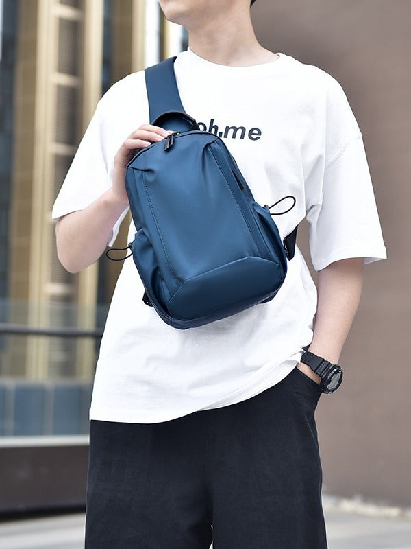 Men's Crossbody Chest Bag Large Capacity Casual Travel Bag Style