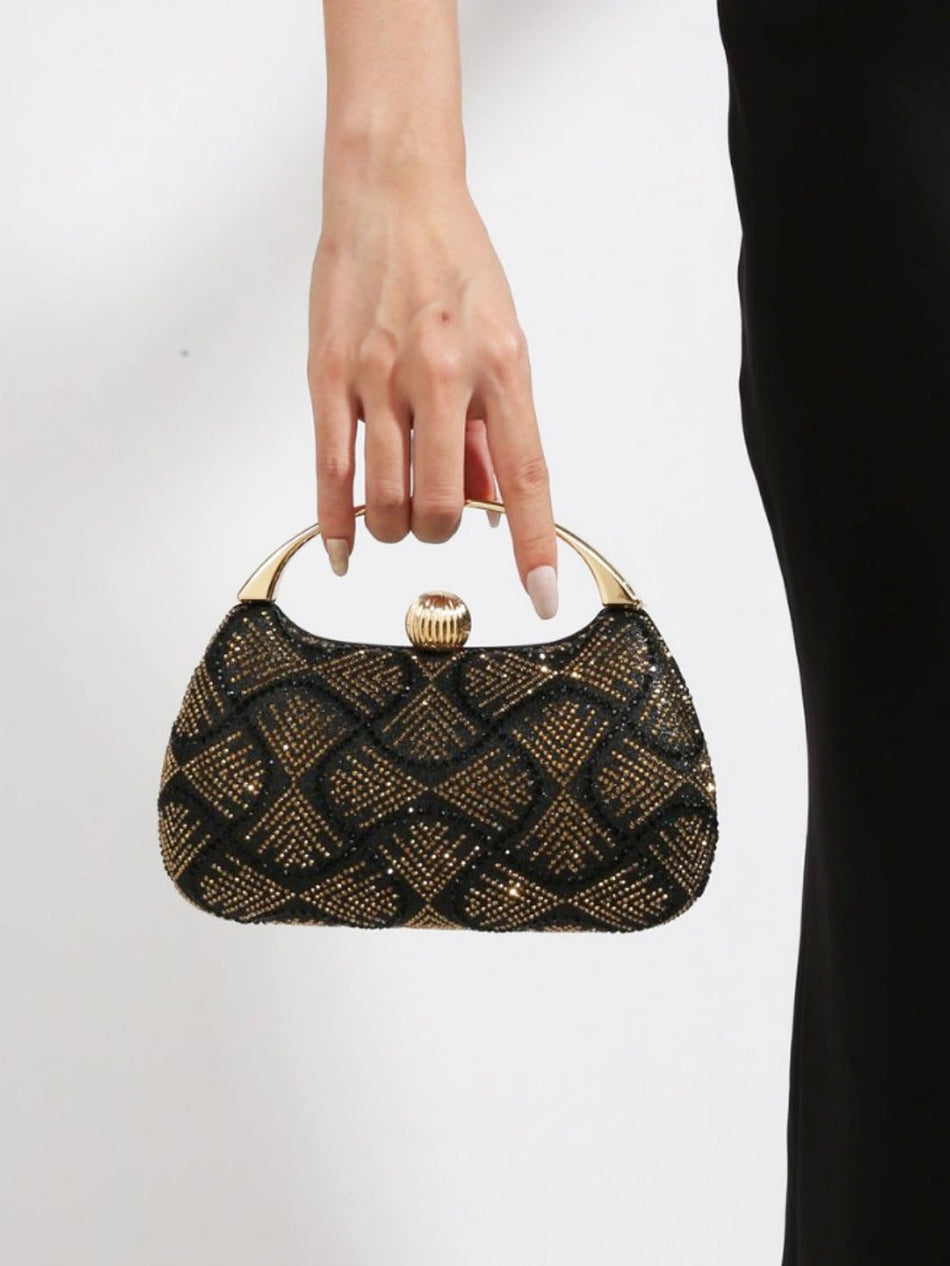 Light Luxury Rhinestone Crossbody Evening Handbag