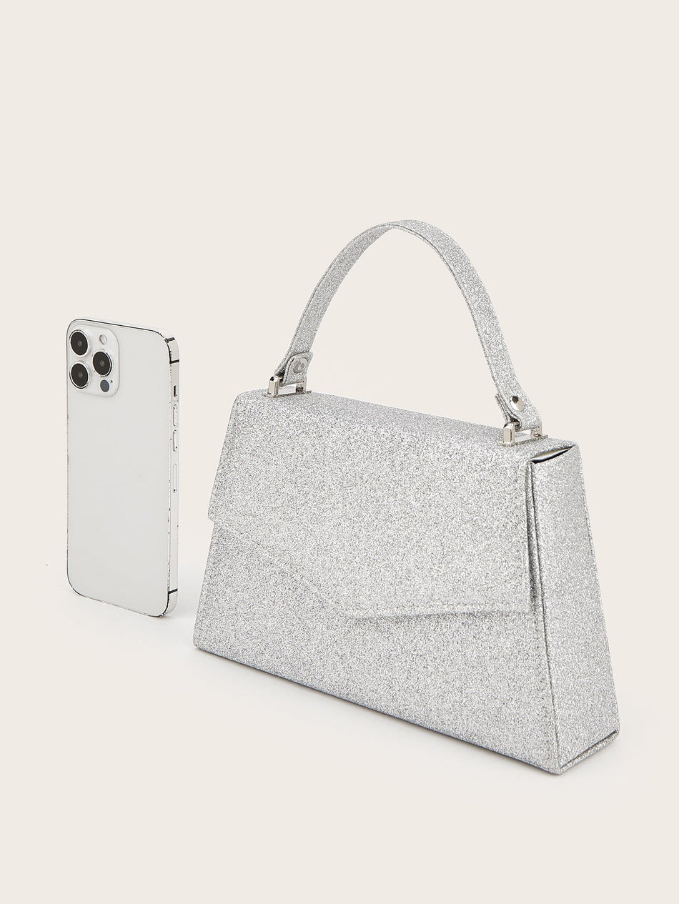 High-End Textured Rhinestone Evening Handbag