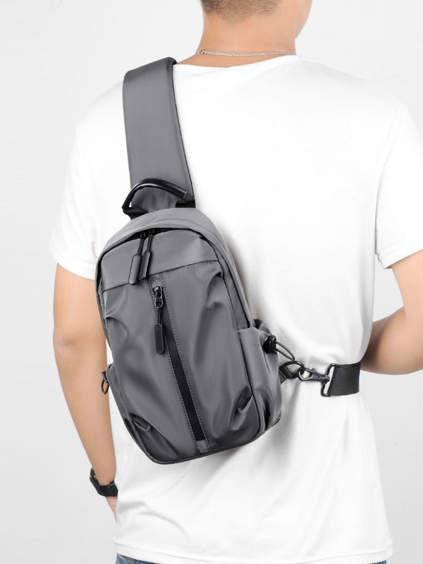 Men's Korean Style Chest Bag Casual Travel Crossbody Bag