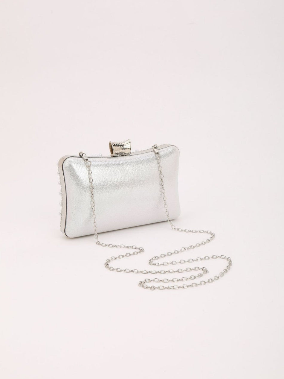 New Style Pearl Crossbody Evening Clutch Bag