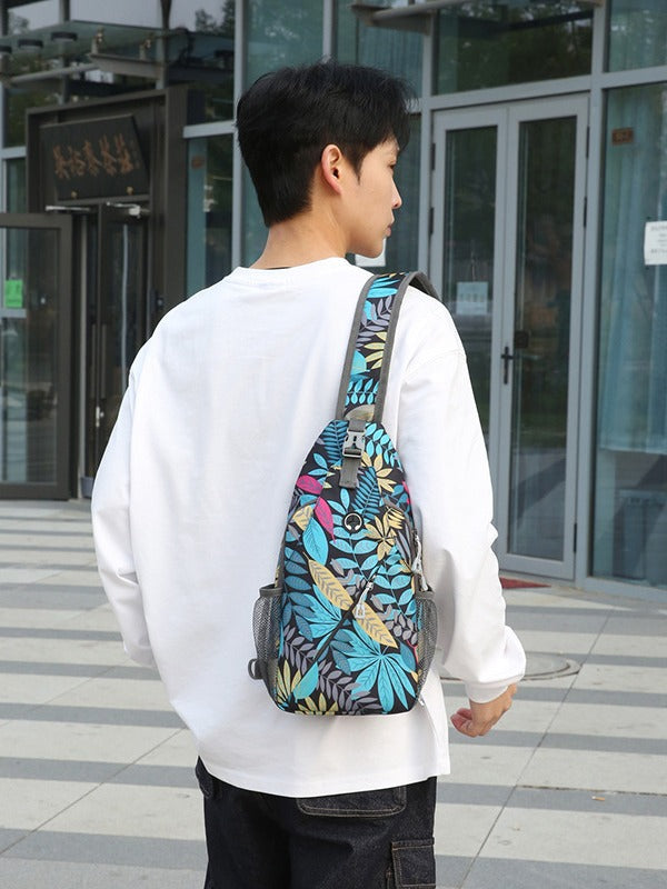 Men's Lightweight Crossbody Chest Bag Large Capacity Travel Bag