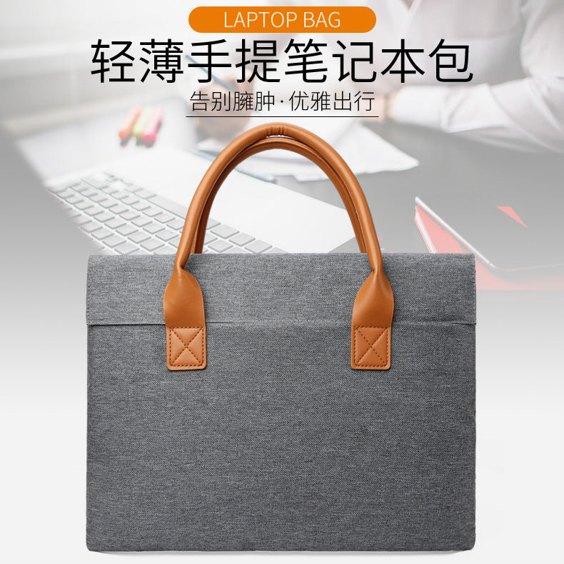 Men's Oxford Laptop Bag 15.6 Inch Lightweight Business Briefcase