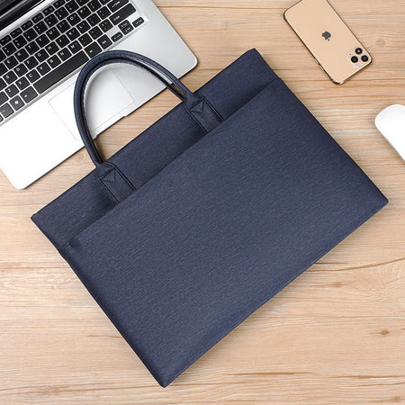 Men's black Business Laptop Briefcase 15 Inch Office Handbag