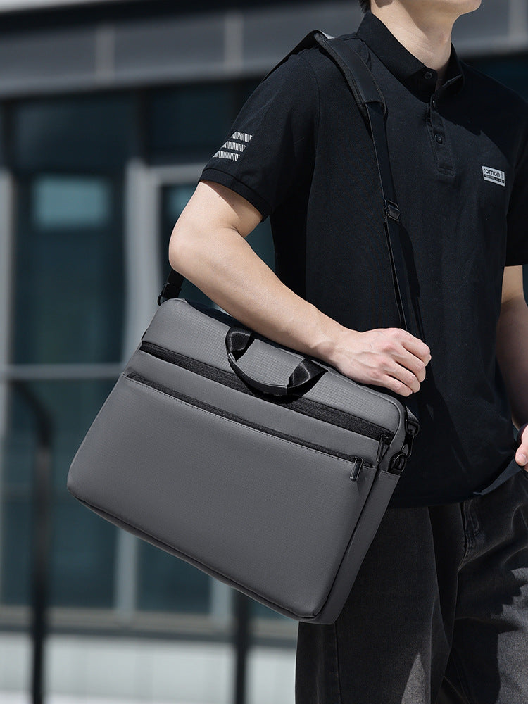 Men's 17 Inch Laptop Briefcase Large Capacity Business Bag